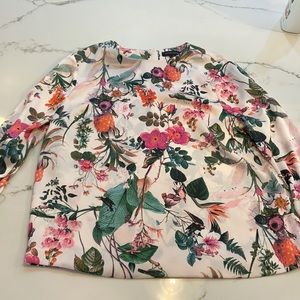 Banana Republic silk floral top